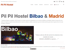 Tablet Screenshot of pilpilhostel.com